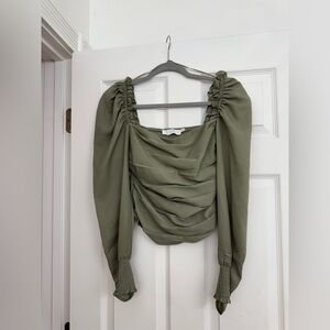 ASTR Square Neck Puff Sleeve Top - XS